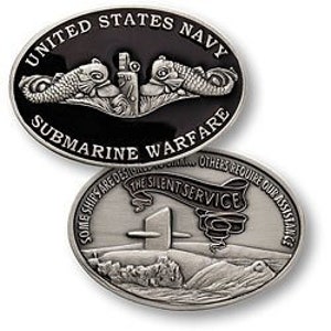 U.S. Navy Submarine Warfare Coin – Enlisted Challenge Coin
