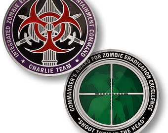 Charlie Team Zombie Hunter Challenge Coin