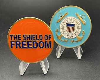 Coast Guard Shield of Freedom Challenge Coin