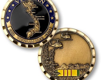 Vietnam War Veteran  Challenge  Coin
