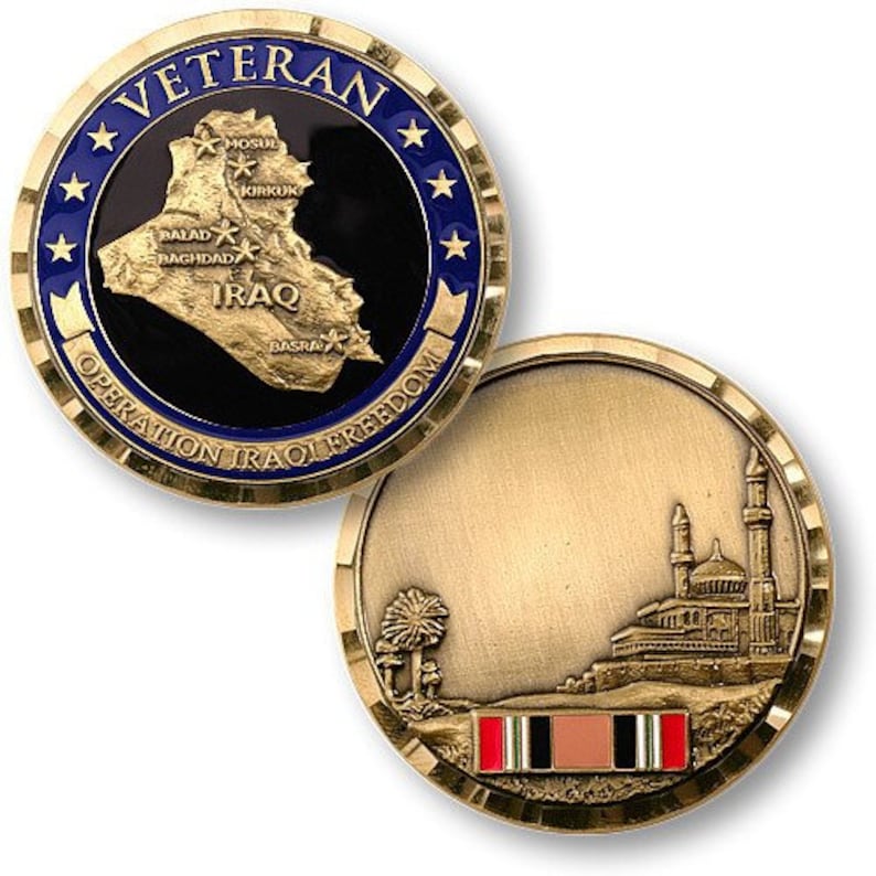 Operation Iraqi Freedom Veteran Challenge Coin image 1