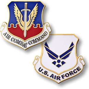 U.S.Air Force Air COMBAT Command Challenge Coin