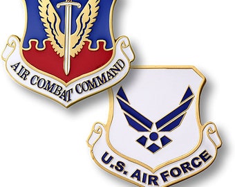 U.S.Air Force Air COMBAT Command Challenge Coin