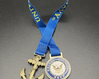 United States Navy  Bookmark with 10 Inch Ribbon