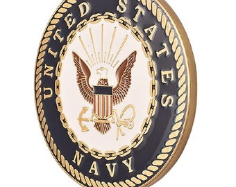 United States Navy 3 inch Adhesive Medallion