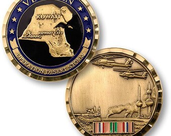 Operation Desert Storm Veteran  Challenge Coin