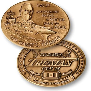USS Harry Truman CVN - 75 Challenge Coin