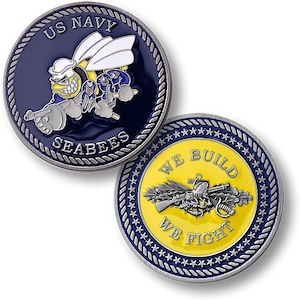 U.S. Navy Seabees Challenge Coin