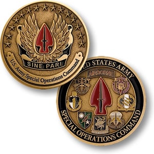 US Army Special Operations Command Sine Pari image 1