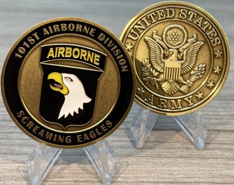 101st Airborne Division - Screaming Eagles Challenge Coin