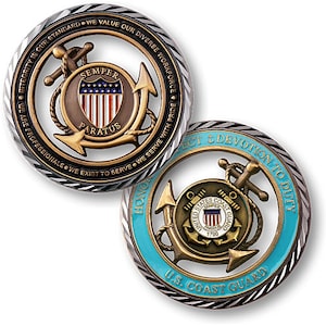 Core Values - U.S. Coast Guard Challenge Coin