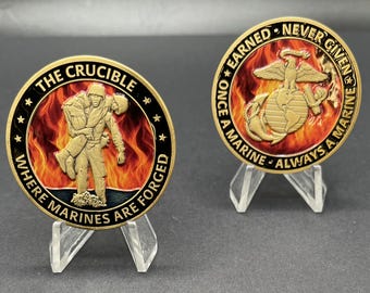 The Crucible Where MARINES Are Forged Challenge Coin