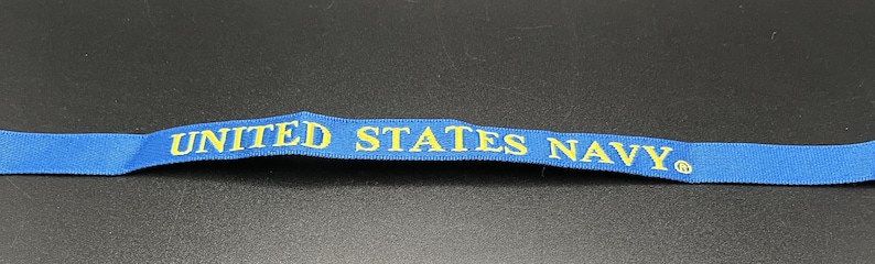 United States Navy Bookmark with 10 Inch Ribbon image 2