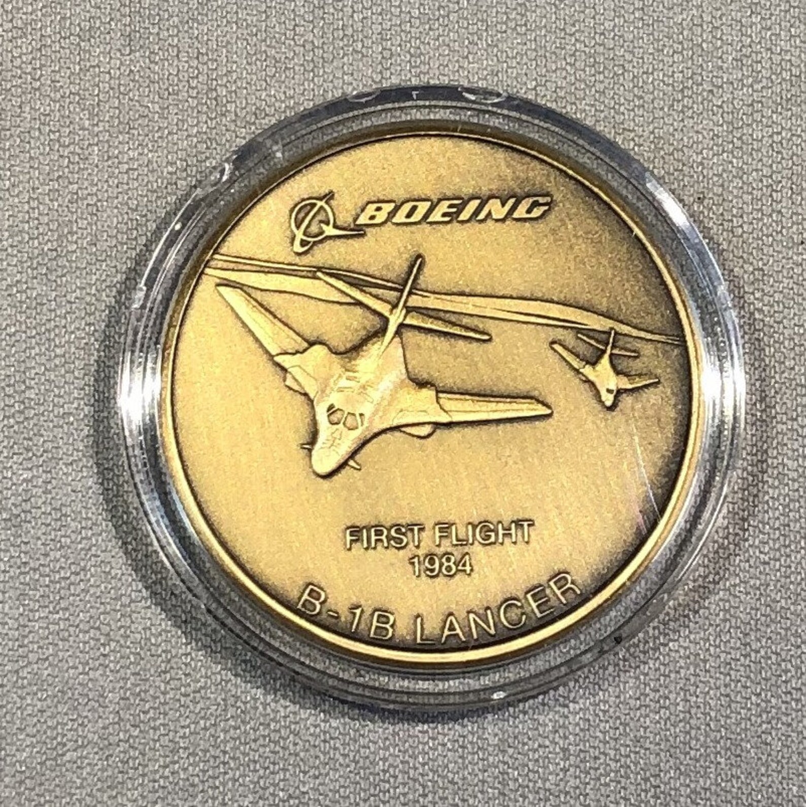 Boeing B1B Lancer Challenge Coin Boeing 100th Anniversary Etsy