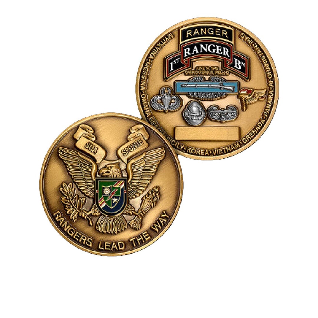 1st Ranger Battalion Challenge Coin RANGERS Lead the Way - Etsy