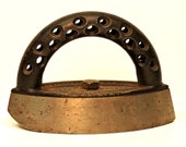 Antique Clothes Iron Sad Iron Cottage Doorstop Vintage Lodge Decor Primitive Enterprise Mfg. Co.