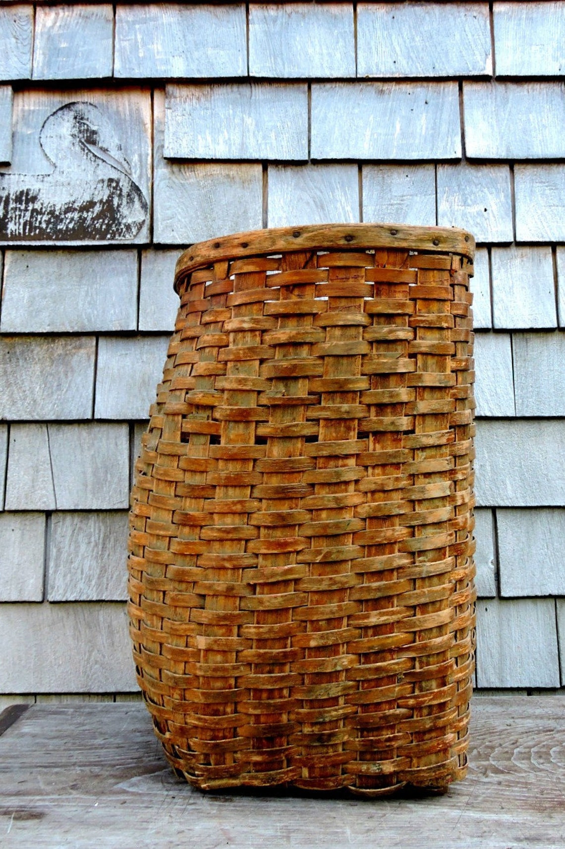 Maine Trapper Basket Adirondack Pack Basket Basket Canoe Etsy