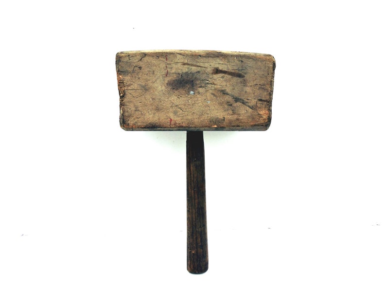 Shipwright\u2019s Mallet Timber Framing Maul Nautical Antique Photo Prop