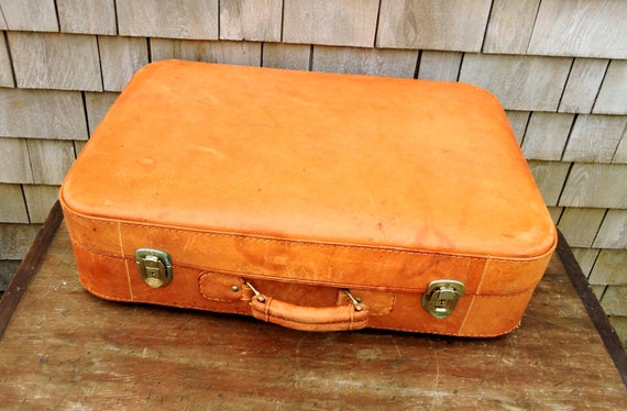 Leather Suitcase Chic Decor Fabulous Old Stunningl