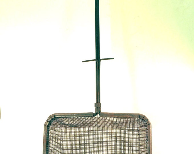 Chestnut Roaster Vintage Wire Basket Fireplace Accessory Popcorn Popper