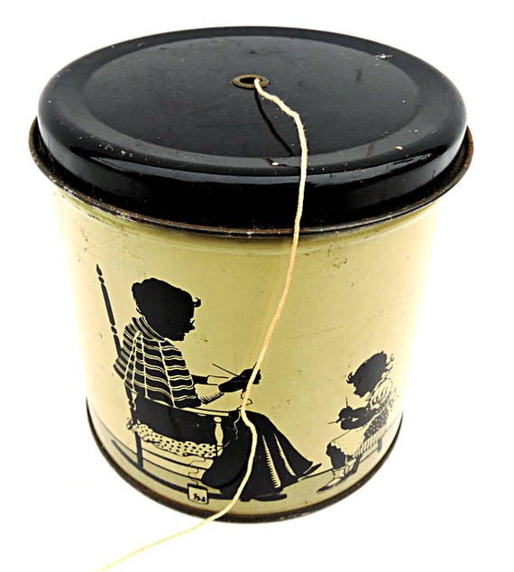 Knitting Yarn Holder Dispenser Keeper Vintage 1940s Knitters Etsy