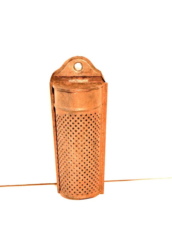 Tin Nutmeg Grater With Spice Storage Kitchen Décor Etsy