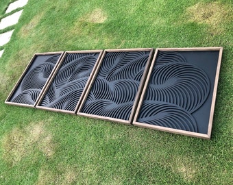 Large Geometric Wooden Wall Art Set ,Geometric Wooden Wall Art Set ,Modern Wood Wall Art,Bedroom Wall Art,Wood Wall Panels,Hanging Headboard