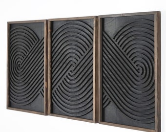 Large Geometric Wooden Wall Art Set ,Geometric Wooden Wall Art Set ,Modern Wood Wall Art,Bedroom Wall Art,Wood Wall Panels,Hanging Headboard