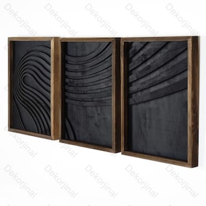 3 Set Wood Geometric Wall Art Set ,Modern Wood Wall Art,Bedroom Wall Art,Wood Wall Panels,Hanging Headboard,Geometric wood wall decor,