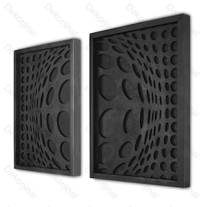 2 set Large Geometric Wooden Wall Art Set ,Abstract  Wooden Wall Art Set, Modern Wood Art, Wood Wall Panels,Hanging Headboard