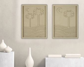 Textured Wood Wall Art Relief Art ,Neutral Wood Decor ,Large Boho Wood Wall Art,Geometric Wall Art,Modern Art Panel,Texture 3D Art