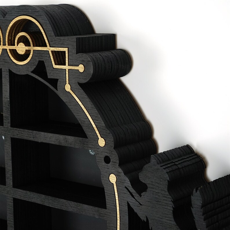 Wooden Altar Crystal Wall Shelf Crystal Wall Shelf Crystal - Etsy