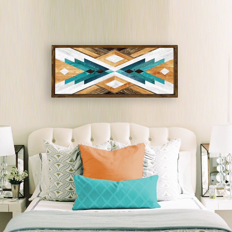Wood Frame Uv Print Wood Wall Art Wood Wall Decor Bedroom Etsy