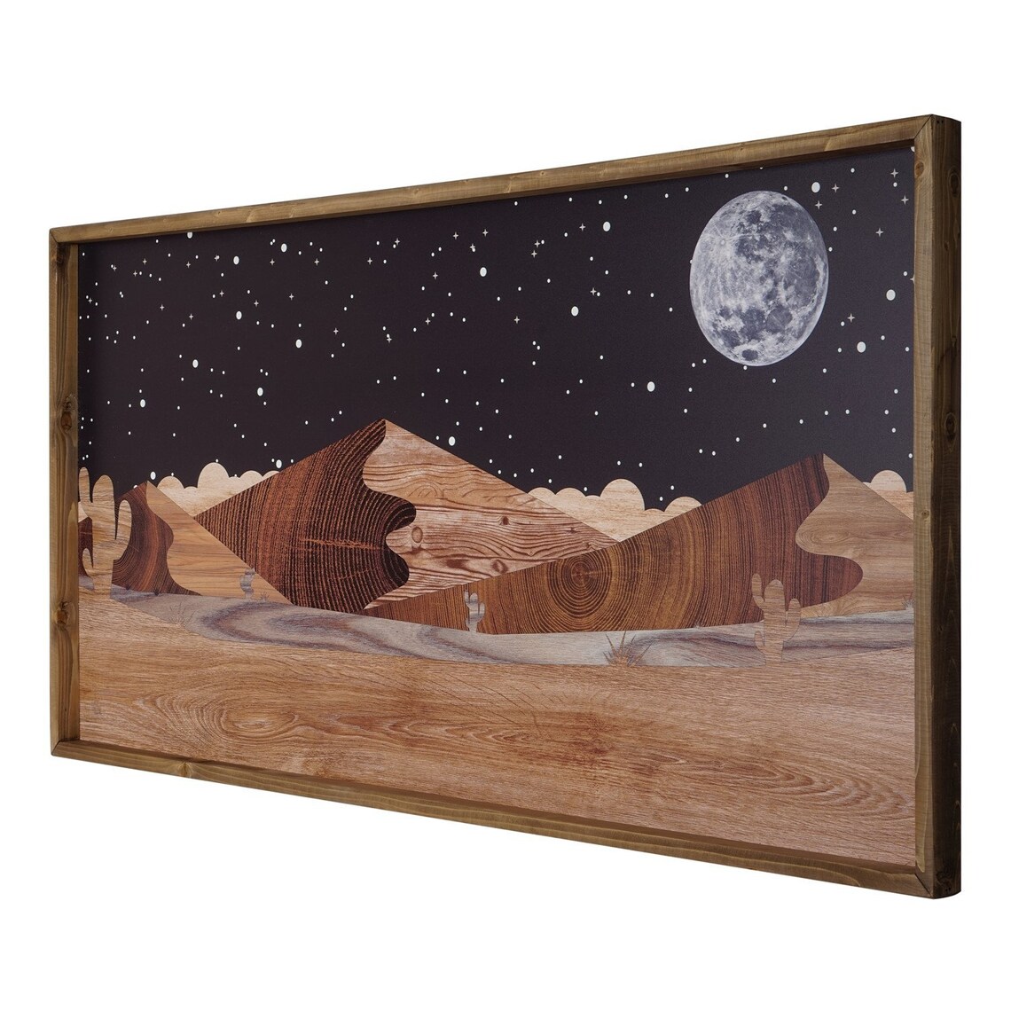 Desert Wood Wall Art Wall Art Long desert Wood Wall Decor Etsy