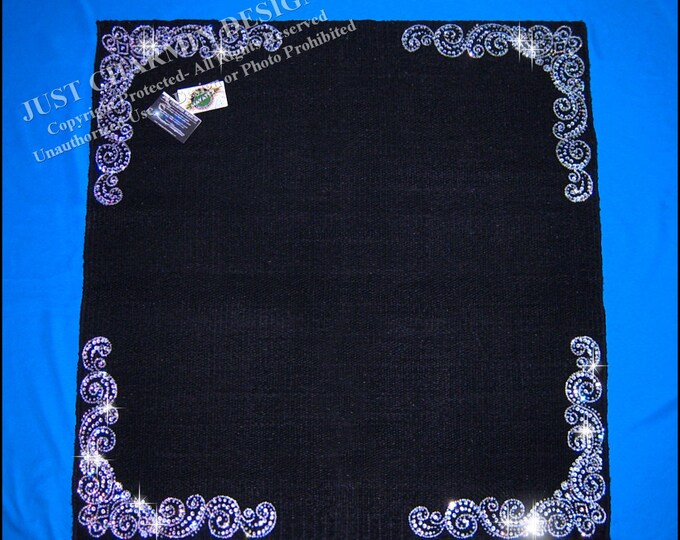 JCD Crystal Bling Horse Show Saddle Blanket Pad 4western Shirt Etsy