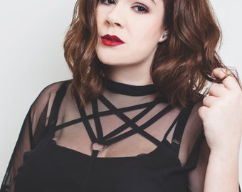 PLUS SIZE - XV Harness - Burlesque / Alternative / Fatshion