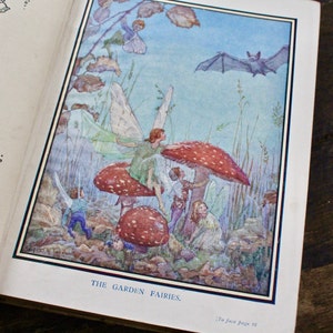 1930's Illustrated Fairytale Book | Vintage 'The Favourite Story Book' ~ Filled With beautiful colour Fairy book plates ~ Margaret Tarrant