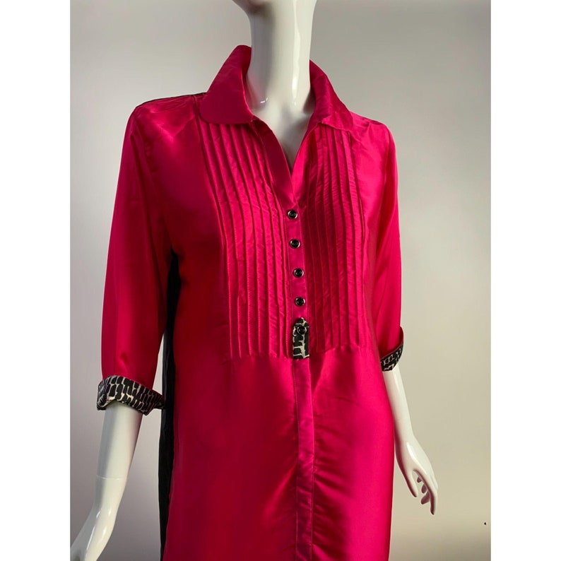 Fuschia Reverse Dress Sz M