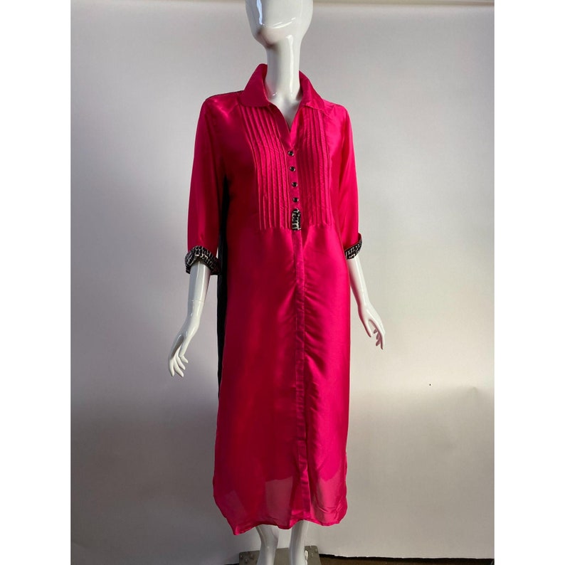 Fuschia Reverse Dress Sz M