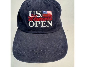 US Womens Open 2002 Prairie Dunes Cap OS Imperial OS Adjustable Blue Cotton