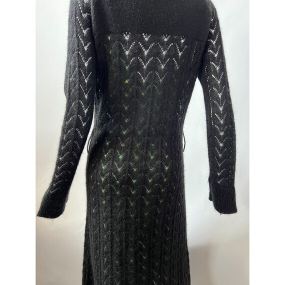 To The Max Chevron Patterned Duster  S Black  Che… - image 3