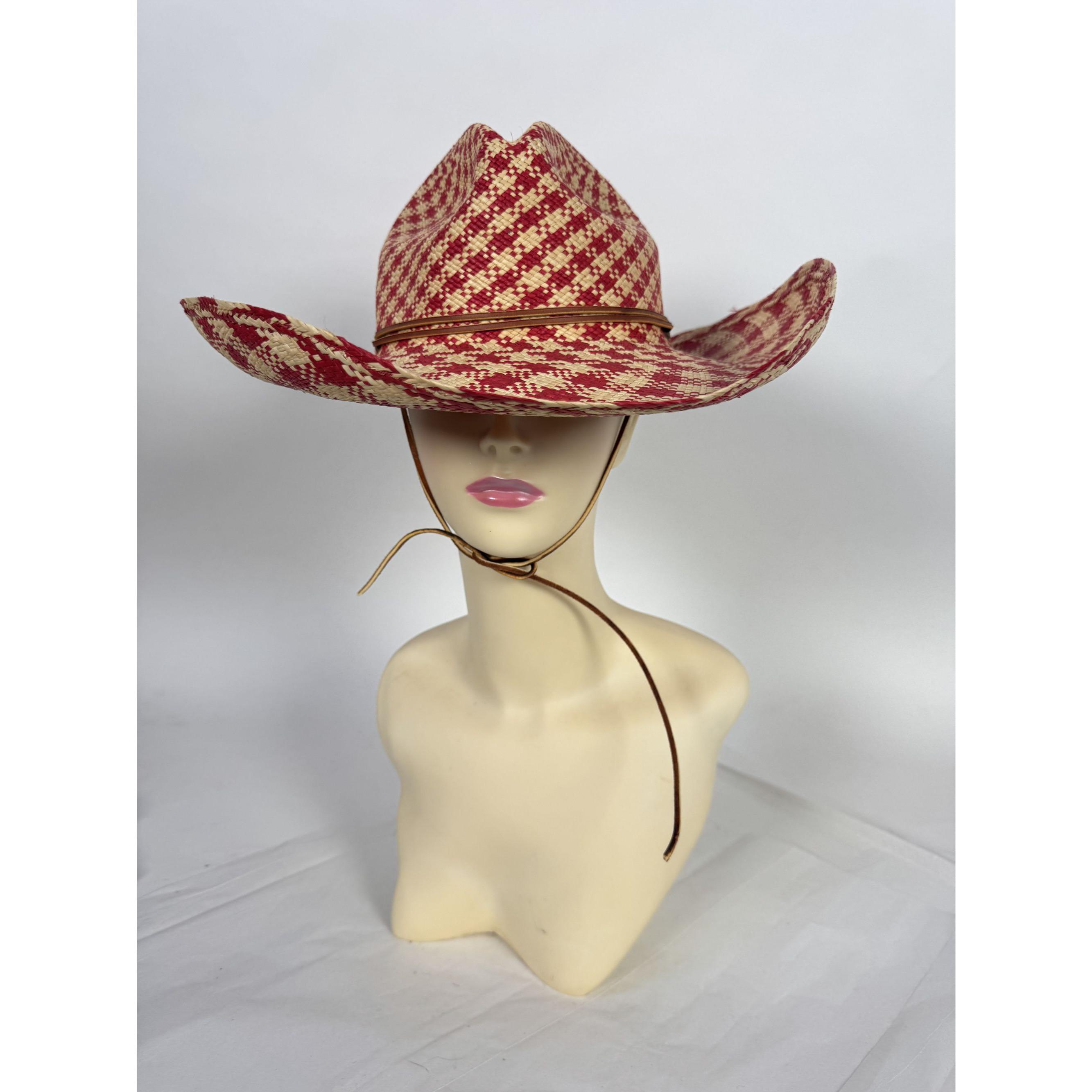 S.F Green San Francisco Tan Natural Straw Snap Brim Hat With Leather Cord Strap Hemp Straw Open Road | Stetson main image 2