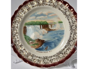 Niagara Falls NY State Souvenir Plate