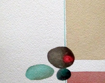 SALE      Zen Impressions Series    " Beach Pebbles"   - Original, One-of-a-Kind