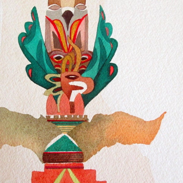 Totem Series " Southwest Meets Northwest Coast "