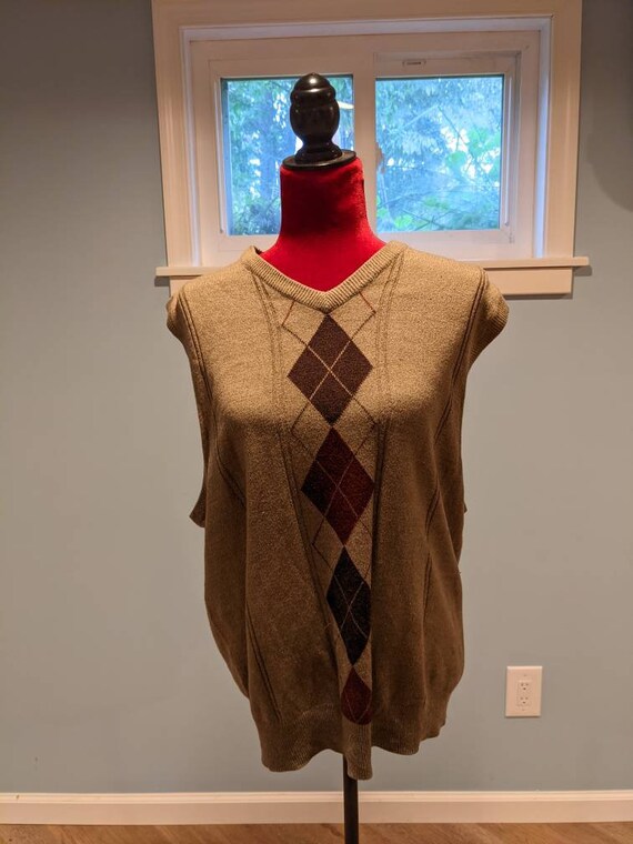 VintageEarthSteam Vintage Dockers Argyle Sweater Vest
