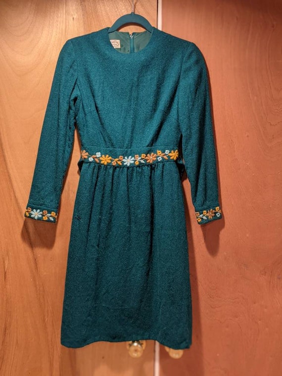 Vintage 1960s wool dress