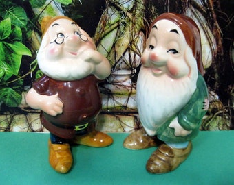 Just one Ceramic Walt Disney Dwarf left, Doc, Made by Enesco, Japan 1960&#39;s Sleepy has been sold.