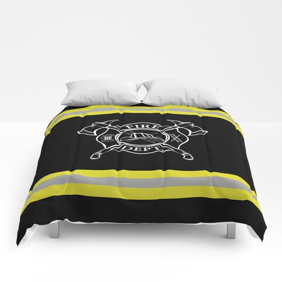 Firefighter Comforter Fireman Bedding Bedroom Decor Maltese Image 0