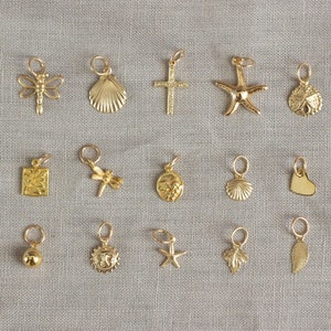 Pendant for chain, pendant made of gold, small pendant gold, pendant without chain, gold pendant, small gift for women